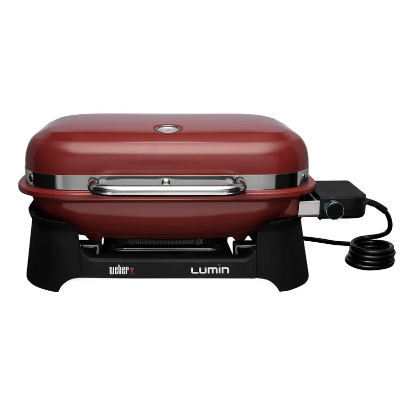 Weber Lumin Elektro-Tischgrill Rot Billig