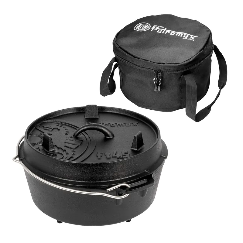 Letzte Chance Petromax Set Feuertopf ft4.5 + Transporttasche