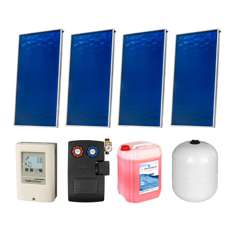Meistverkauft 8 m² Ensol Flachkollektor-Set 3