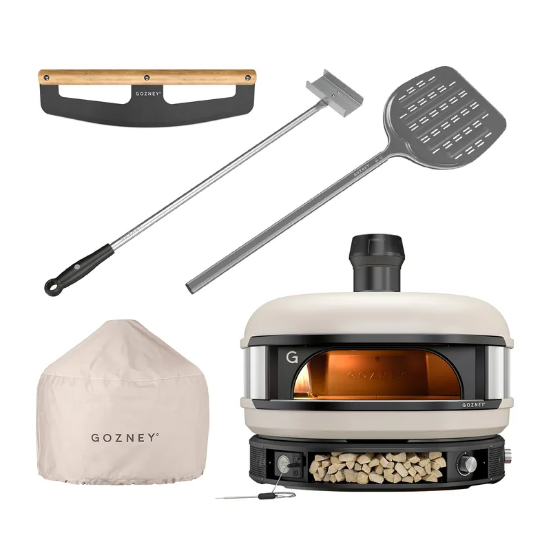 Abverkauf Gozney Dome Dual-Fuel Pizzaofen Creme Starter-Set