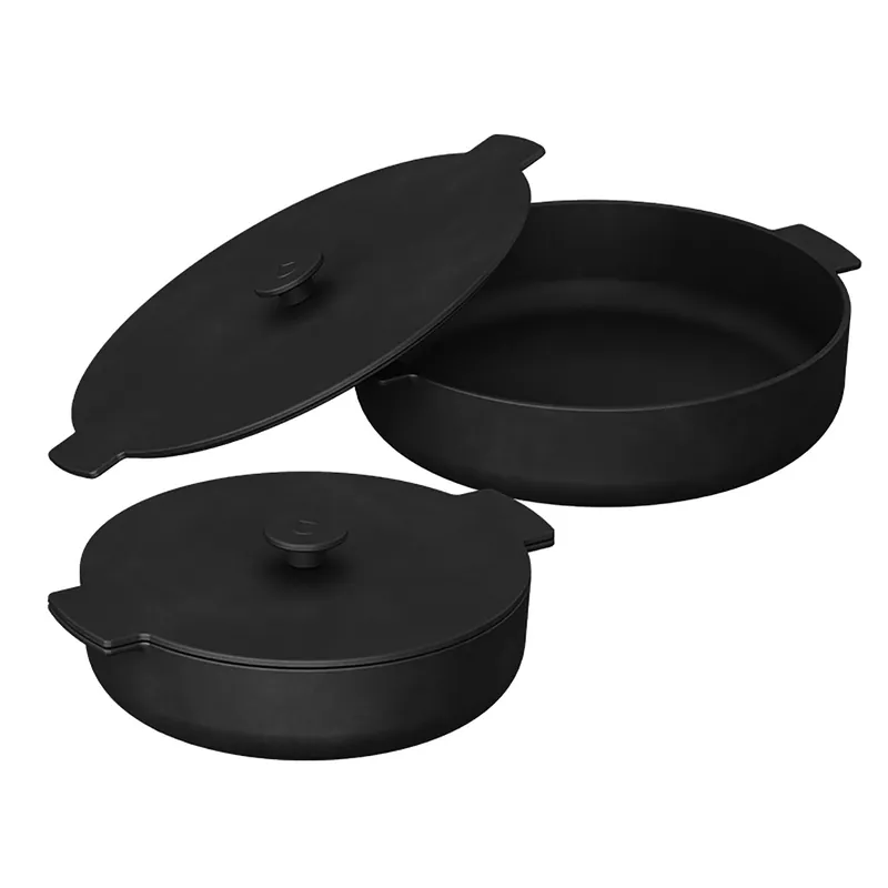 Must-Have OFYR Outdoor Topf-Set Gusseisen Ø 21 und 26 cm