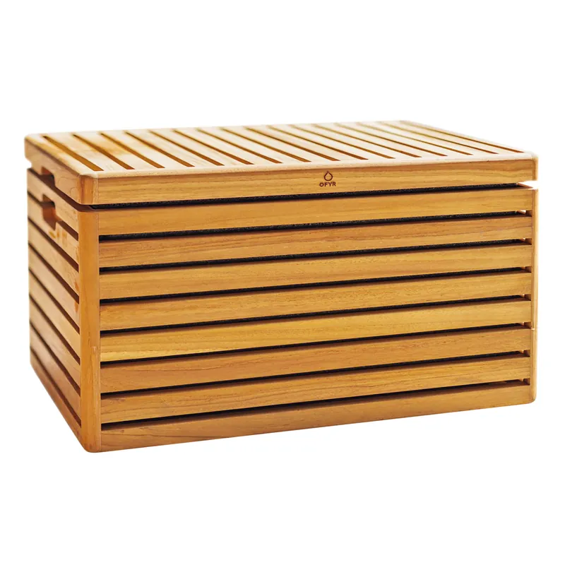 Günstig OFYR Kühlbox Teakholz