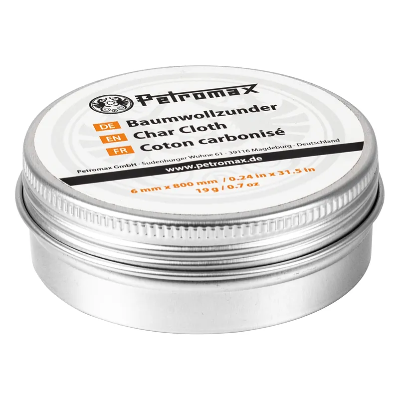 Petromax Baumwollzunder (Char Cloth) Echt