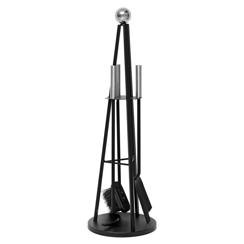Bestpreis Raik Kaminbesteck Gottfried, 3-teilig, Stahl, Schwarz, 70 cm