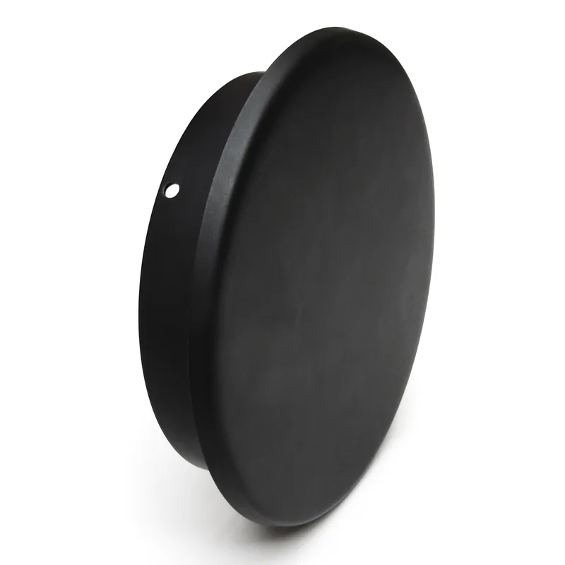 Raik Basic Blindklappe 120mm schwarz für Rauchrohr / Ofenrohr Garantierte Lieferung