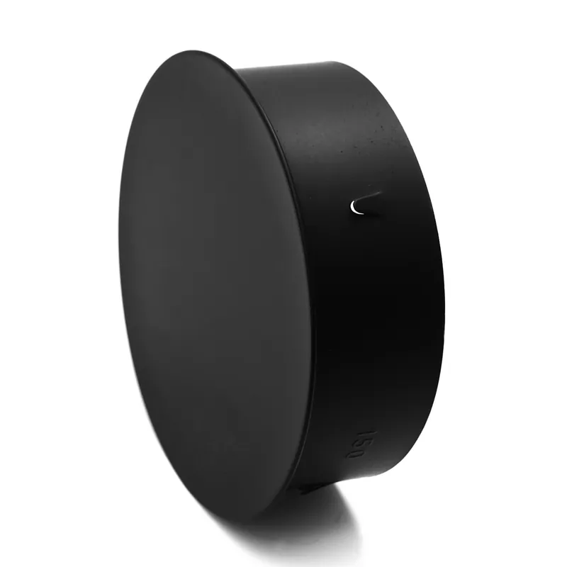 Super-Preis Raik Basic Blindkappe 150mm schwarz für Rauchrohr / Ofenrohr