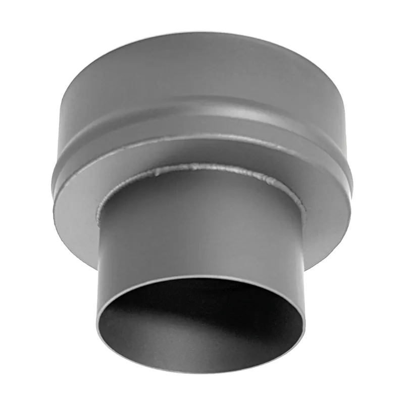 Raik Basic Erweiterung 120mm – 180mm gussgrau gerade für Rauchrohr / Ofenrohr Sale