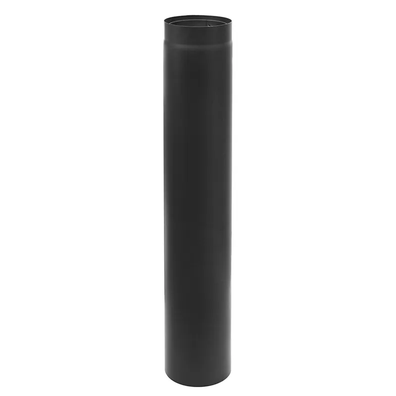 Raik Izoker Längenelement 150mm schwarz doppelwandig L 1000mm für Rauchrohr / Ofenrohr Nur Heute