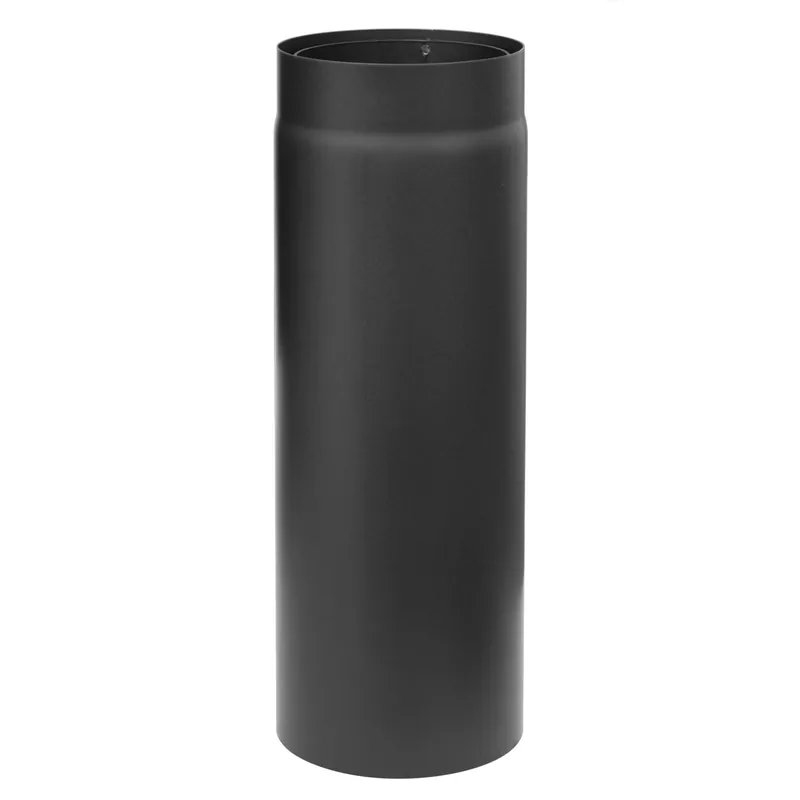 Raik Izoker Längenelement 150mm schwarz doppelwandig L 500mm für Rauchrohr / Ofenrohr Top-Preis