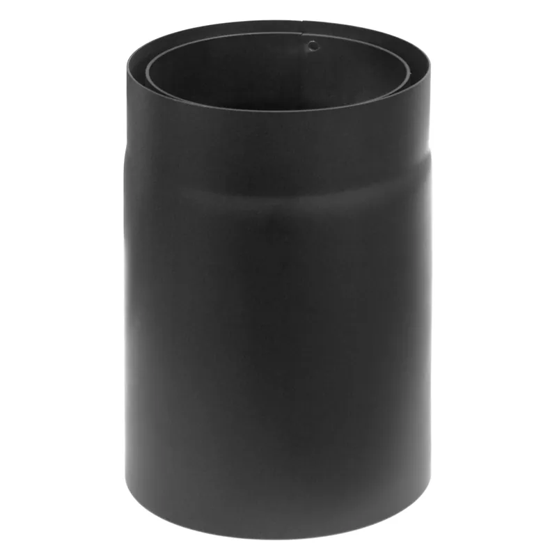 Top-Seller Raik Izoker Längenelement 150mm schwarz doppelwandig L 250mm für Rauchrohr / Ofenrohr