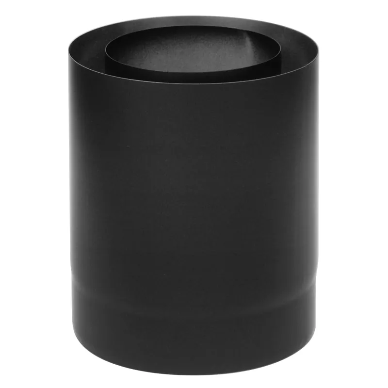 Jetzt Bestellen Raik Coltherm Längenelement 150mm schwarz doppelwandig L 250mm für Rauchrohr / Ofenrohr