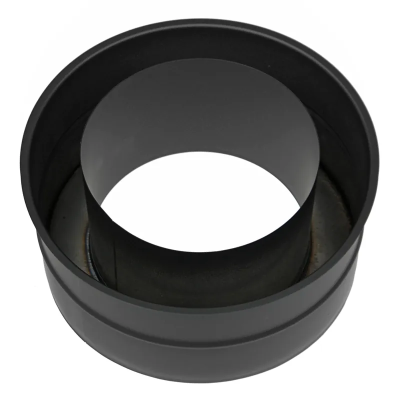 Beliebt Raik Coltherm Doppelwandfutter 150mm schwarz doppelwandig für Rauchrohr / Ofenrohr