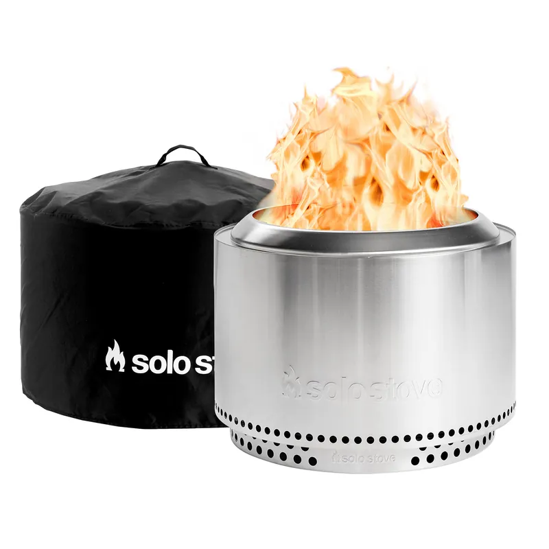 Solo Stove Canyon Feuerstelle mit Sockel und Abdeckhaube Neue Ware