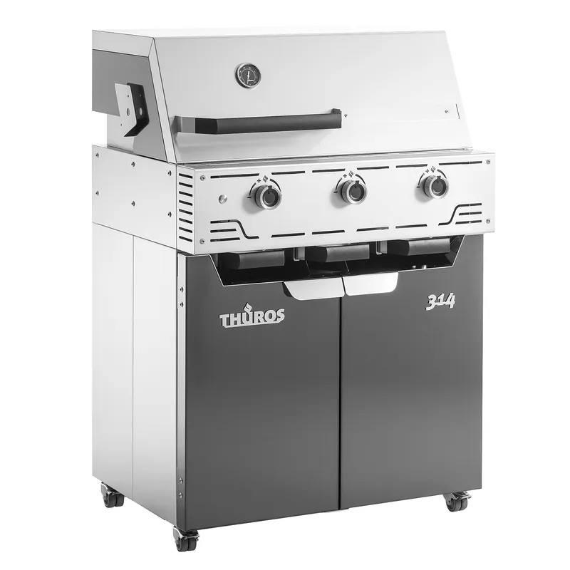Thüros 314 Gas-Grillstation G3 Grillfläche 70 x 40 cm Finale Aktion