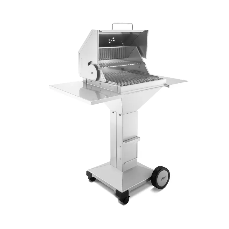 Letzte Chance Thüros T3 Holzkohle-Grillstation Grillfläche 42 x 42 cm mit 4 Rollen