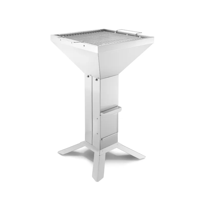 Schneller Versand Thüros T3-4F Säulengrill Grillfläche 42 x 42 cm mit 4 Füßen