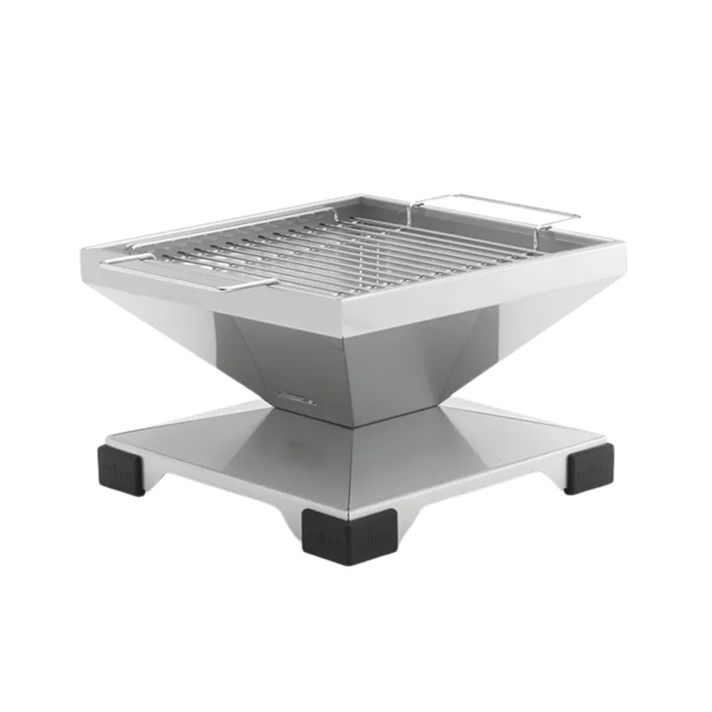 Thüros T2 Holzkohle-Tischgrill Grillfläche 35 x 35 cm Zertifiziert