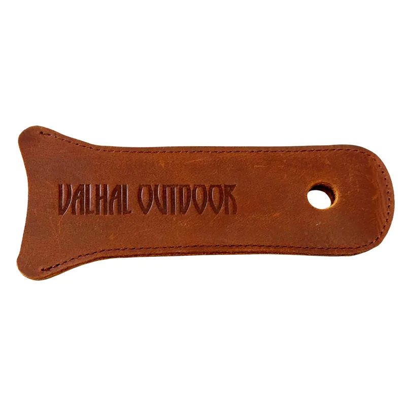 Valhal Outdoor Griffhülle aus Leder für Feuerpfanne Expressversand