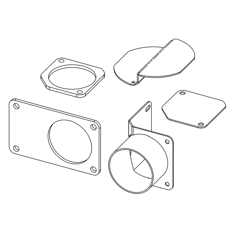 Edilkamin Kit Blade Rauchrohranschluss hinten/seitlich Jetzt Kaufen