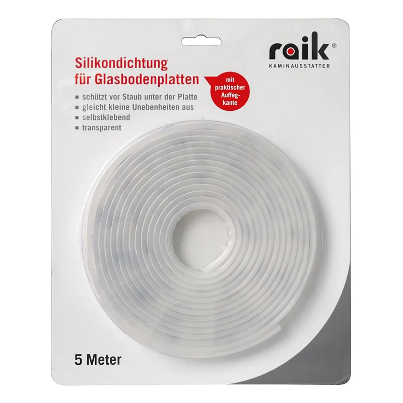 Schneller Versand raik 4fach Silikon-Glasplattendichtung 5 Meter