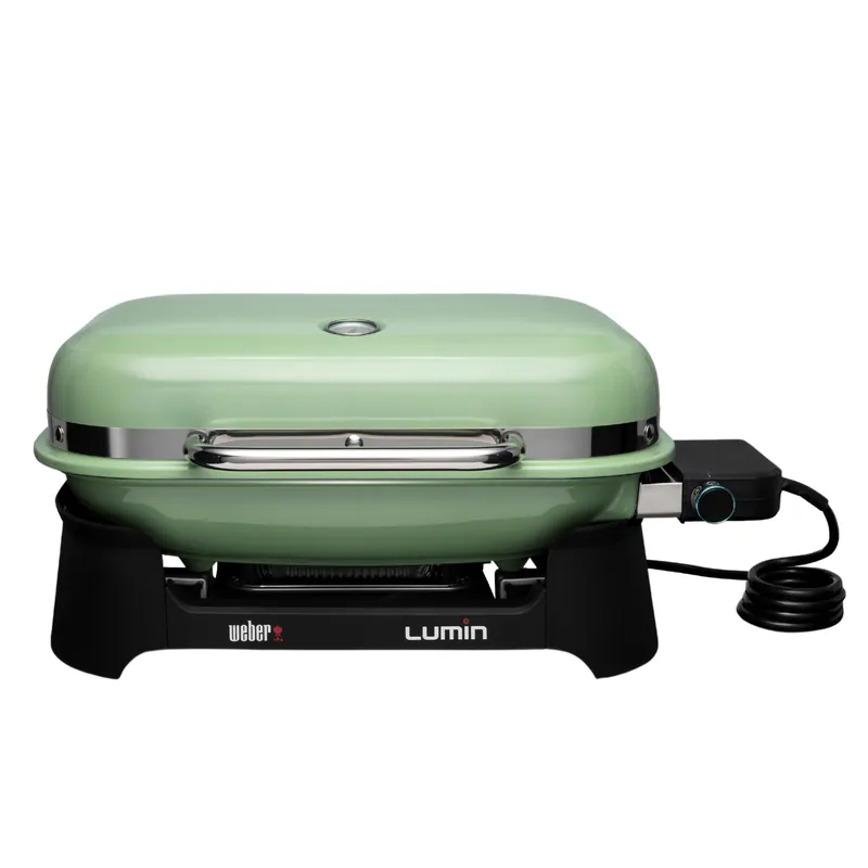 Weber Lumin Elektro-Tischgrill Mintgrün Sale