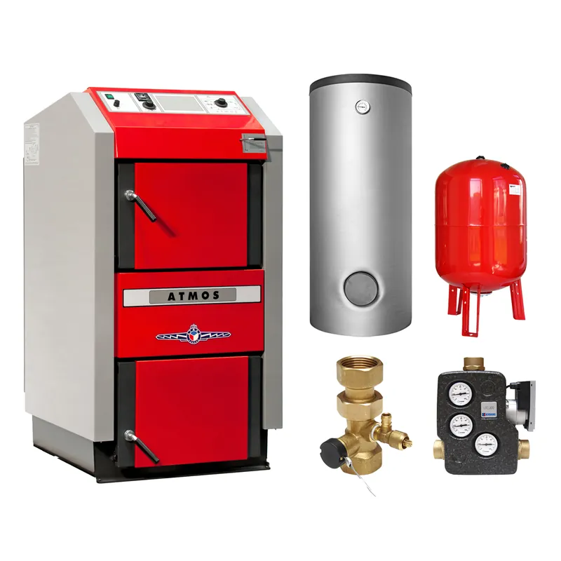 ATMOS GS25 Set + Pufferspeicher 825 L + Kombispeicher 825 L, inkl. Isolierung Preis Gesenkt