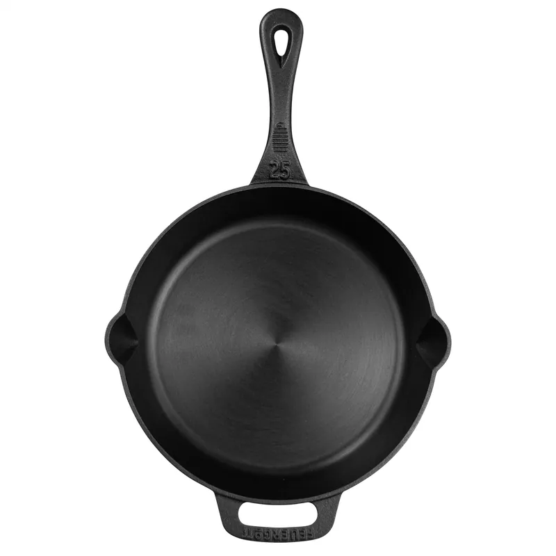 Neue Kollektion FEUERGOTT Feuerpfanne 25 mit Stiel, Schwarz