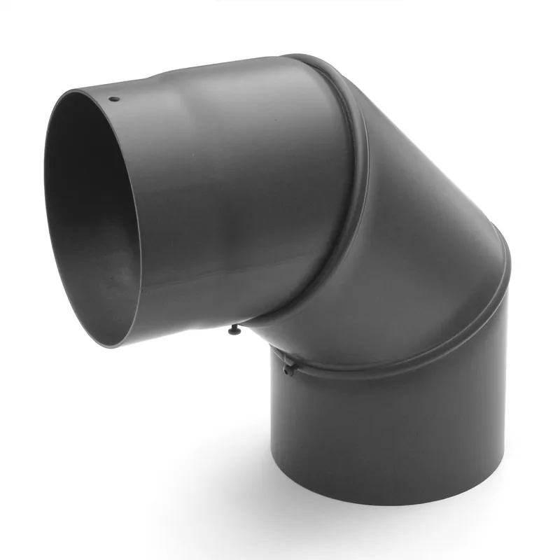 Top-Preis Raik Basic Rauchrohrbogen 150mm gussgrau 0–90° ohne Tür für Rauchrohr / Ofenrohr