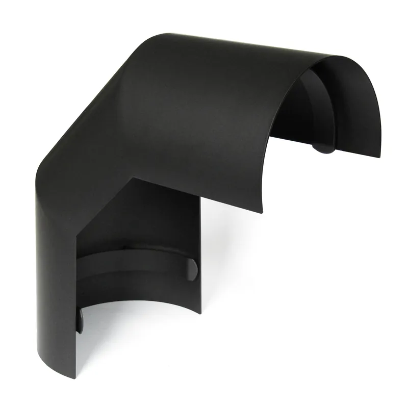 Raik Basic Thermoschild 130mm schwarz für 3teiligen Bogen 90° für Rauchrohr / Ofenrohr Meistverkauft