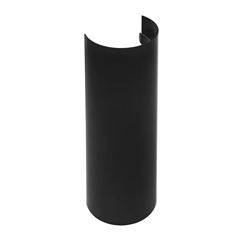 Raik Basic Thermoschild 160mm schwarz Rauchrohr L 460mm für Rauchrohr / Ofenrohr Neue Kollektion