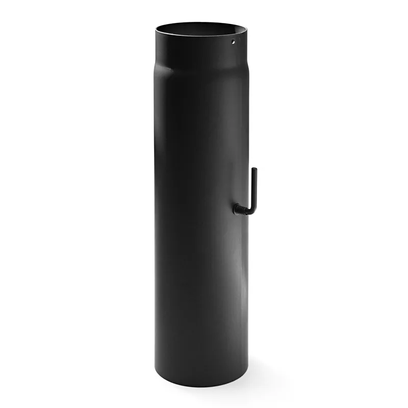 Günstig Raik Rauchrohr / Ofenrohr 180mm - 500mm mit Zugregulierung schwarz