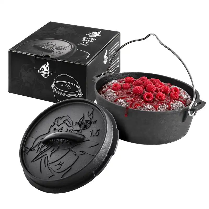 FEUERGOTT Dutch Oven 1,5 l Nur Für Kurze Zeit