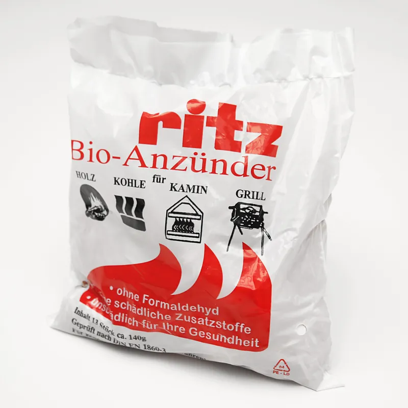 RITZ Bio - Kaminanzünder, Großkarton 650 Stück Geprüft