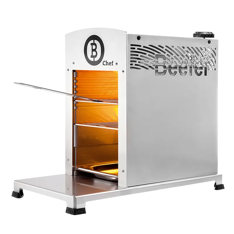 Versand Am Gleichen Tag Beefer One Chef Hochtemperatur-Gasgrill mit gewerblicher Zulassung für Großküchen