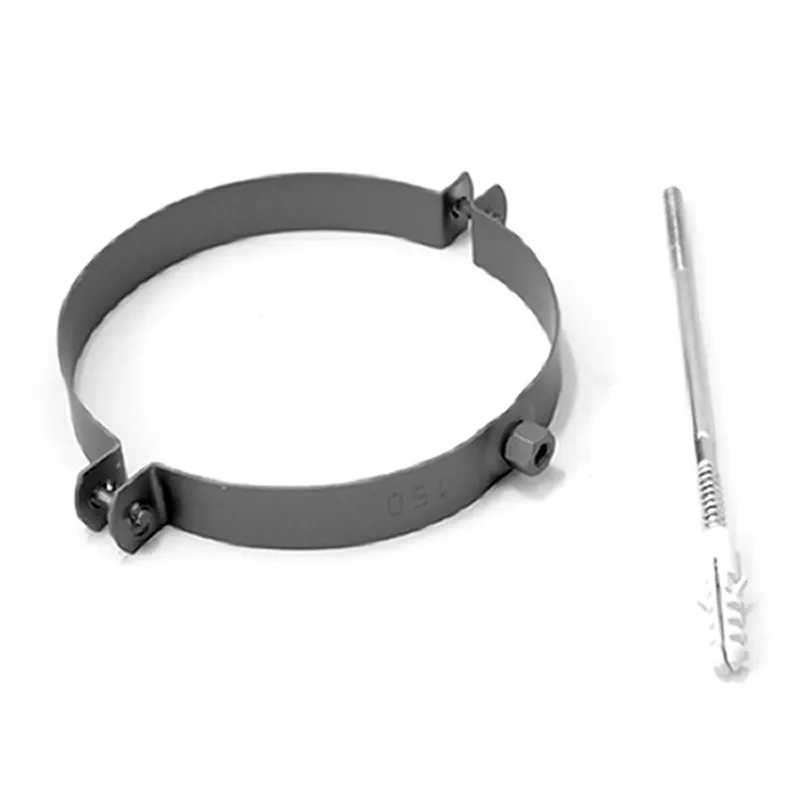 Heißes Angebot Raik Basic Rohrschelle 120mm gussgrau für Rauchrohr / Ofenrohr