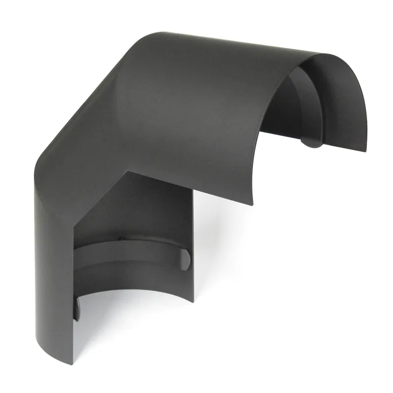 Sonderaktion Raik Basic Thermoschild 120mm gussgrau für 3teiligen Bogen 90° für Rauchrohr / Ofenrohr