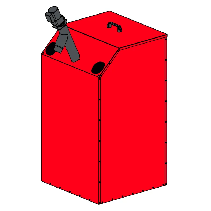 Top-Angebot ATMOS AZPD Pelletbehälter 400 Liter inkl. Förderschnecke 1,3 m