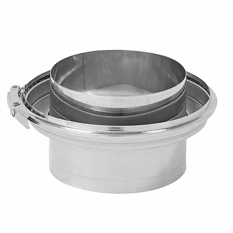 Finale Aktion Opsinox Edelstahlschornstein 130mm Übergang Doppelw. zu Einwandig OVDE