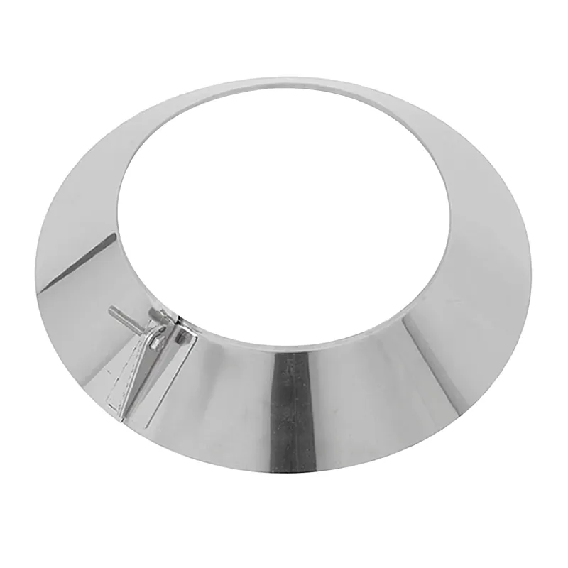 Opsinox Edelstahlschornstein 200mm Regenkragen/Wandblende RST Preis Gesenkt