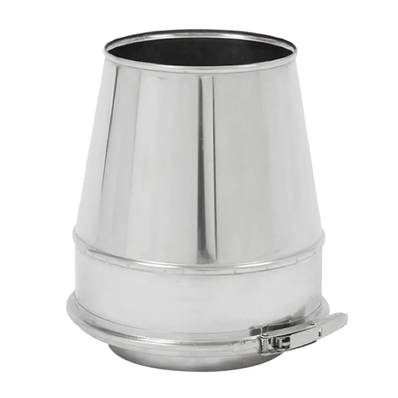Opsinox Edelstahlschornstein 250mm Mündungsabschluss AWK isoliert Kracherpreis