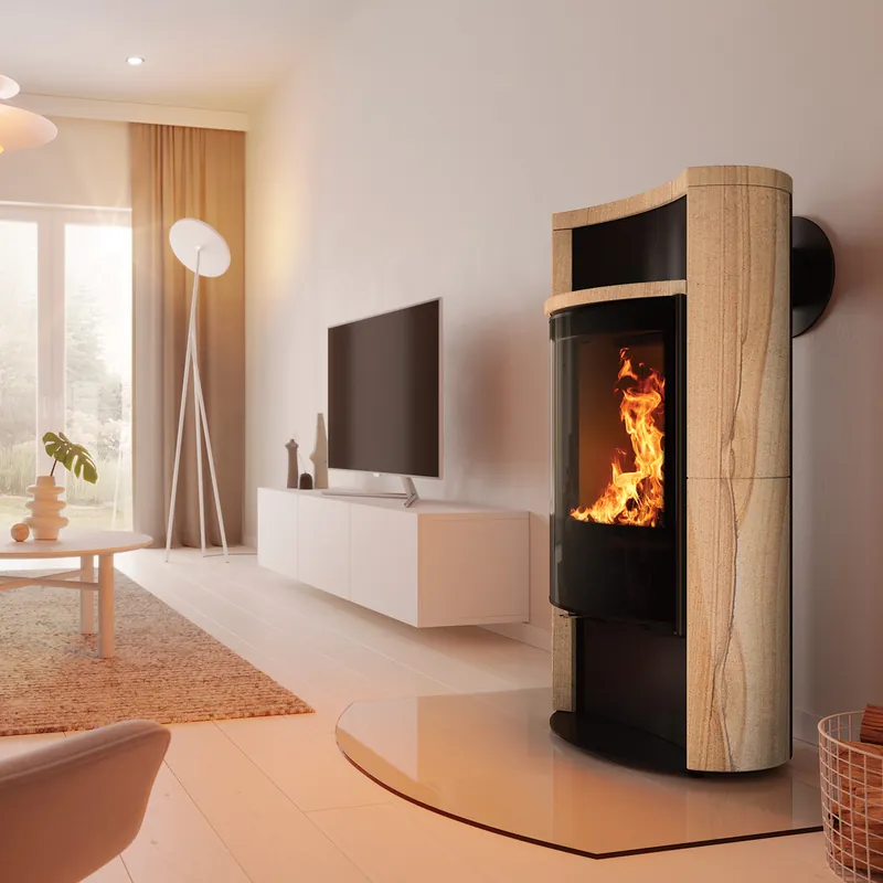 Jetzt Bestellen Spartherm Sino City Kaminofen Schwarz / Sandstein Sahara