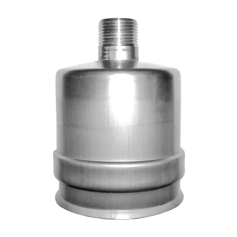 Raik Pelletrohr / Ofenrohr 80mm - Entwässerungsmuffe INOX silber Highlight