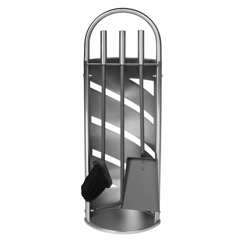 Raik Kaminbesteck, 3-teilig, Edelstahlgriffe, 66cm Highlight