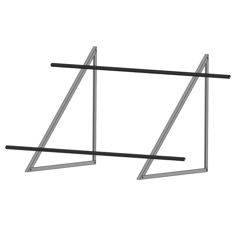 Sunex Flachdachmontageset für 2 Flachkollektoren Basicx 2.0 Bestseller