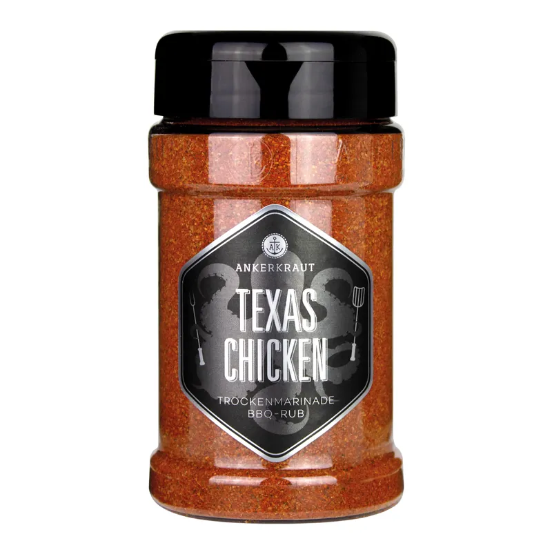 Geprüft Ankerkraut BBQ-Rub Texas Chicken 230 g Streuer