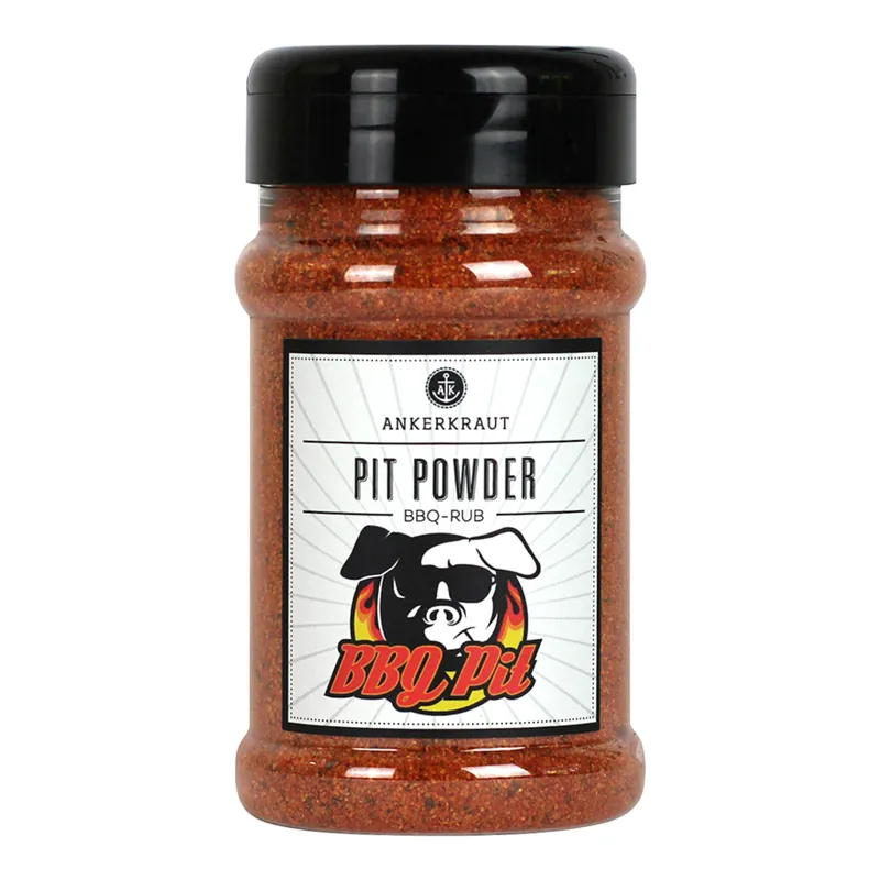 Ankerkraut BBQ-Rub Pit Powder 210 g Streuer Markenprodukt