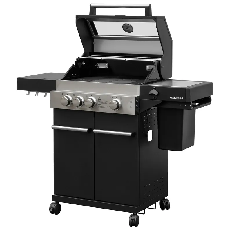 Top-Seller Feuergott Gas-Grillstation Hektor 3B-S inkl. Abdeckhaube