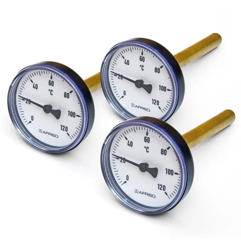 Abverkauf Bimetall-Pufferspeicherthermometer 100 mm 3er-Set