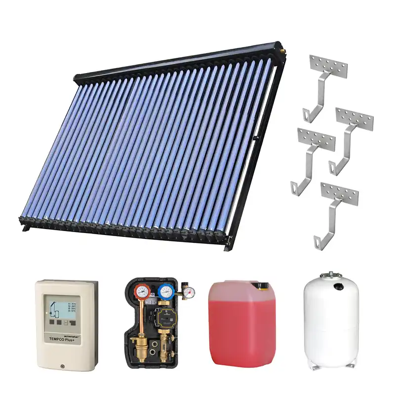 Geprüft 15,17 m² Solarthermie-Set 4 WT-B