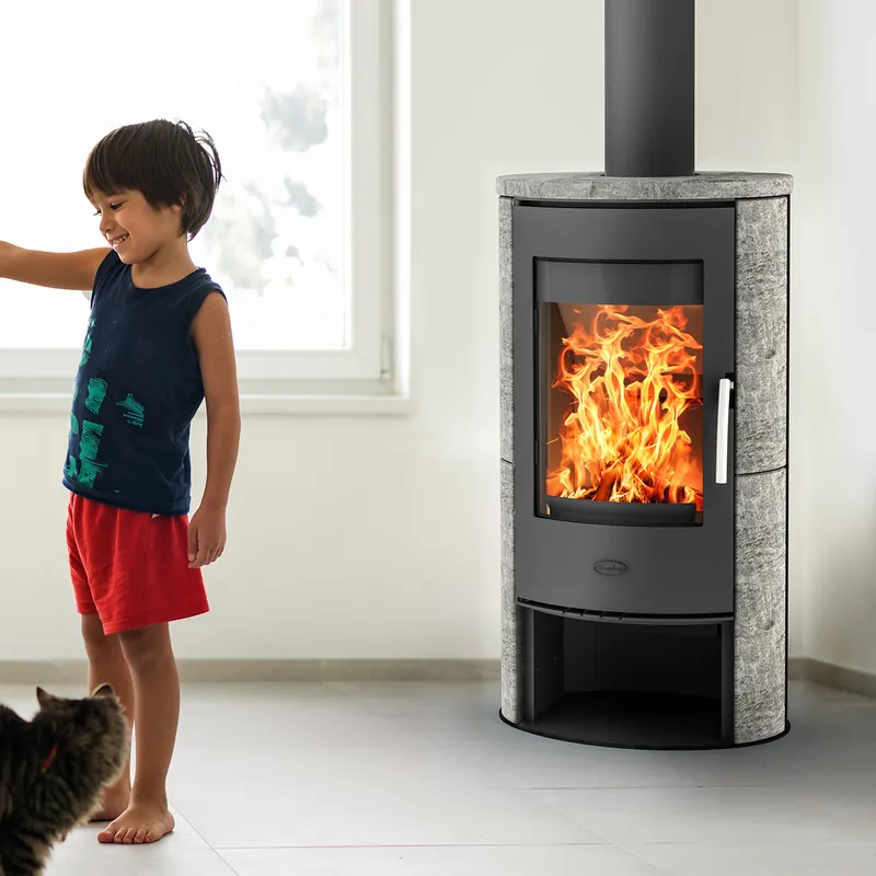 Billig Fireplace Elite Monte Carlo Kaminofen Speckstein